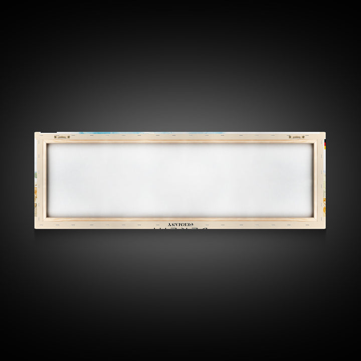 Berlin Germany Travel Print Wall Art, Panoramic City Art, Travel Art, Wall Decor, Vacation Gift, Framed Canvas Print Or Metal Art