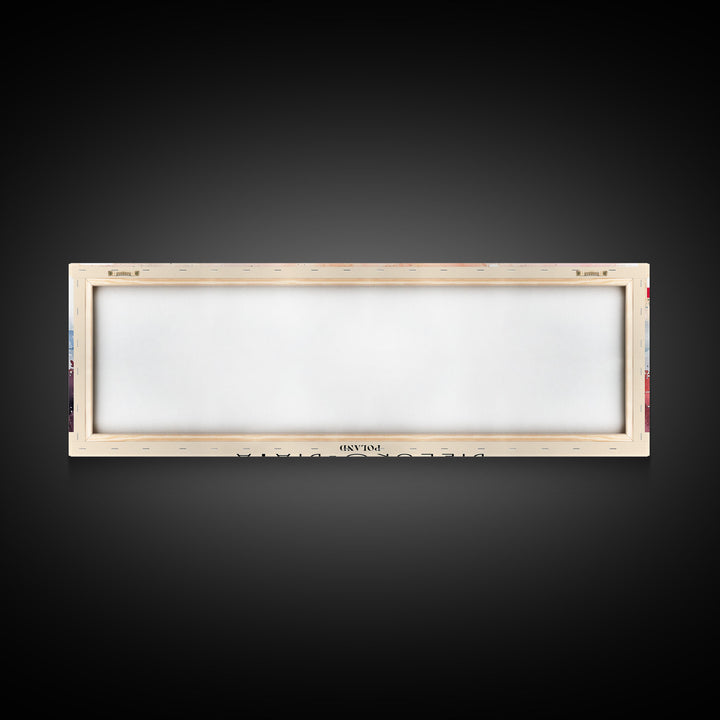 Bielsko Biala Poland Travel Art, City Art, Framed Canvas Print or Metal Wall Art, Europe Travel Poster, Panoramic Wall Art, Extra Wide Wall Art