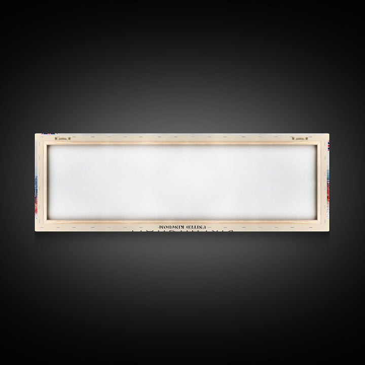 Birmingham United Kingdom Travel Print Wall Art, Panoramic City Art, Travel Art, Wall Decor, Vacation Gift, Framed Canvas Print Or Metal Art