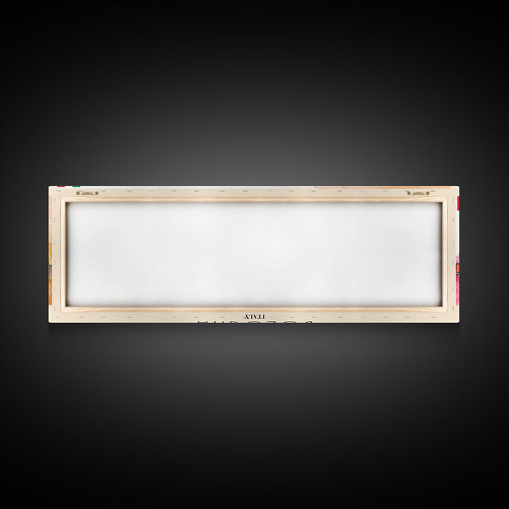 Bologna Italy Wall Art, Panoramic Travel Poster, Panoramic Framed Canvas Print, City Wall Art, Wall Hanging Home Decor, Travel Art