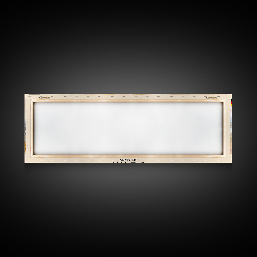 Bonn Germany Travel Print Wall Art, Panoramic City Art, Travel Art, Wall Decor, Vacation Gift, Framed Canvas Print Or Metal Art