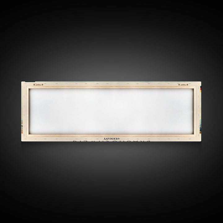 Braunschweig Germany Travel Art, City Art, Framed Canvas Print or Metal Wall Art, Europe Travel Poster, Panoramic Wall Art, Extra Wide Wall Art