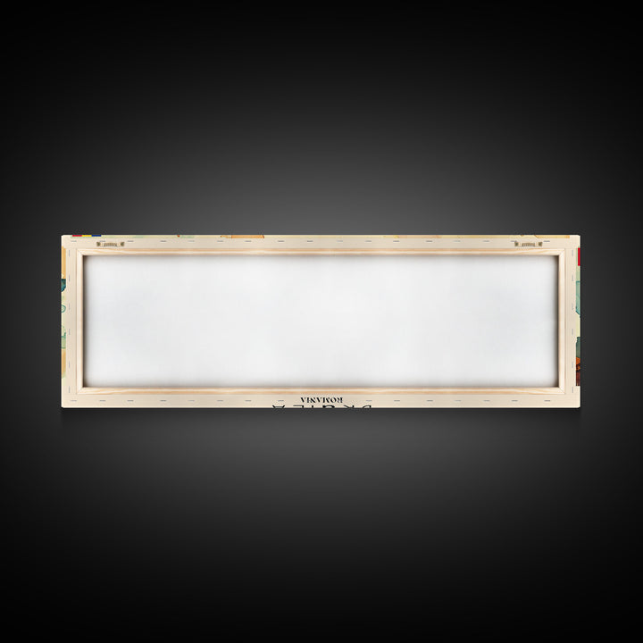 Braila Romania Travel Art, City Art, Framed Canvas Print or Metal Wall Art, Europe Travel Poster, Panoramic Wall Art, Extra Wide Wall Art