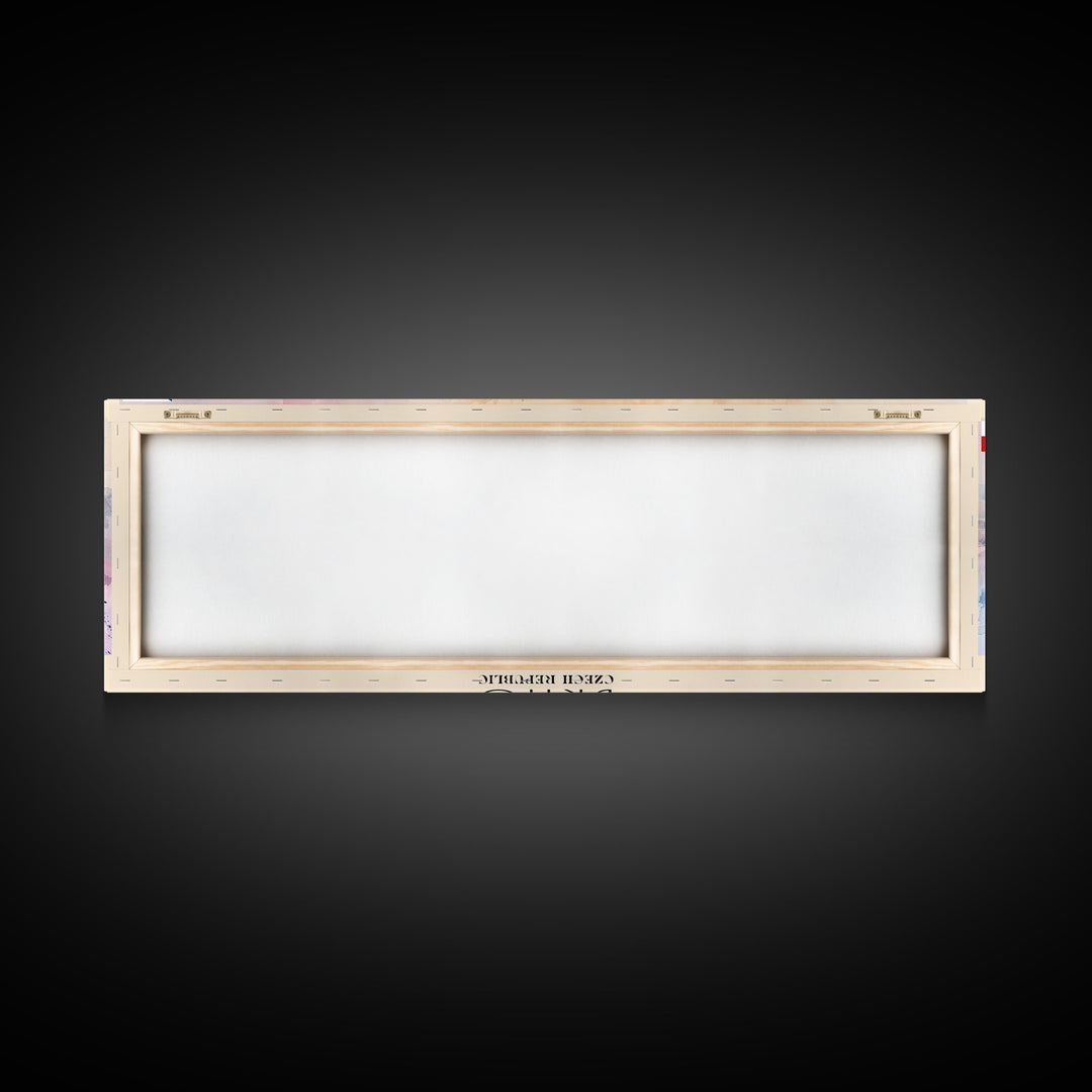 Brno Czech Republic art Travel Print Wall Art, Panoramic City Art, Travel Art, Wall Decor, Vacation Gift, Framed Canvas Print Or Metal Art