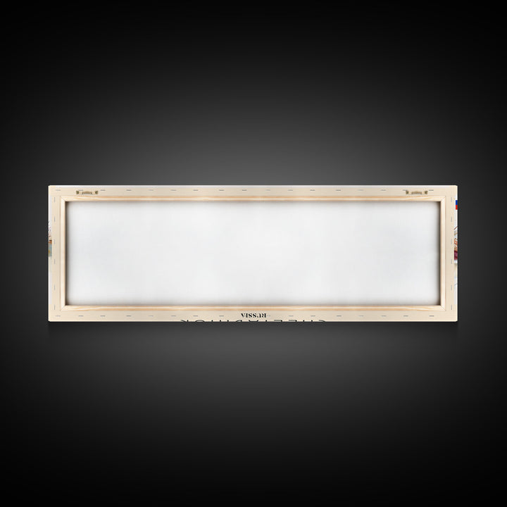 Chelyabinsk Russia Panoramic Travel Poster, Framed Canvas Print or Metal Wall Art, Travel Art, Home Decor, Panoramic Painting, Midcentury Art