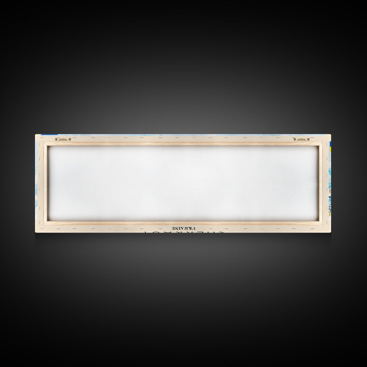 Cherkasy Ukraine Travel Art, City Art, Framed Canvas Print or Metal Wall Art, Europe Travel Poster, Panoramic Wall Art, Extra Wide Wall Art