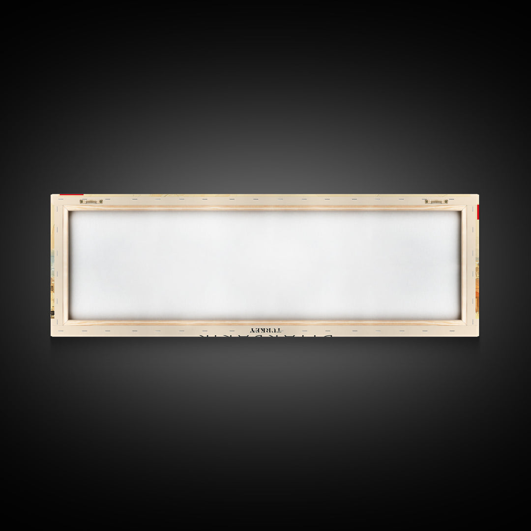 Diyarbakr Turkey Panoramic Travel Poster, Framed Canvas Print or Metal Wall Art, Travel Art, Home Decor, Panoramic Painting, Midcentury Art