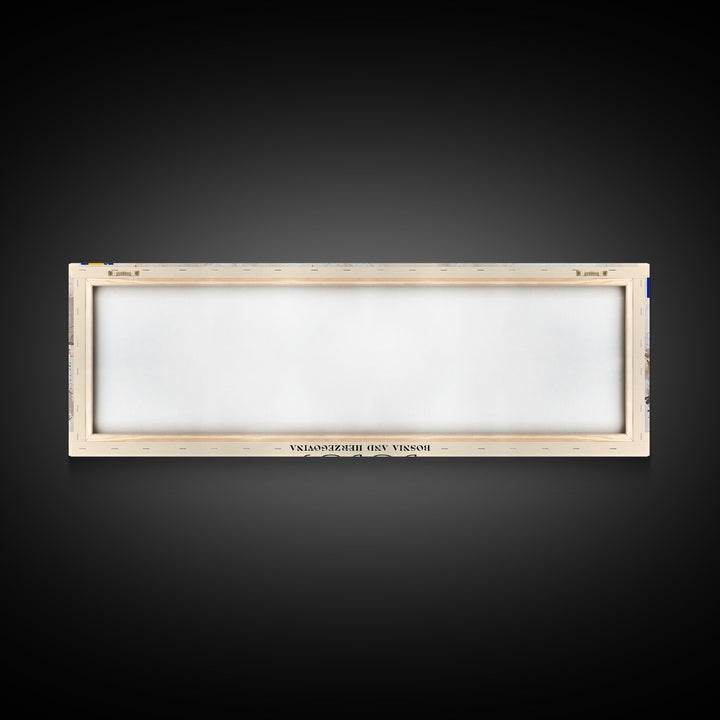 Doboj Bosnia Travel Print Wall Art, Panoramic City Art, Travel Art, Wall Decor, Vacation Gift, Framed Canvas Print Or Metal Art