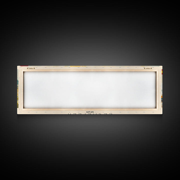 Elche Spain Travel Art, City Art, Framed Canvas Print or Metal Wall Art, Europe Travel Poster, Panoramic Wall Art, Extra Wide Wall Art