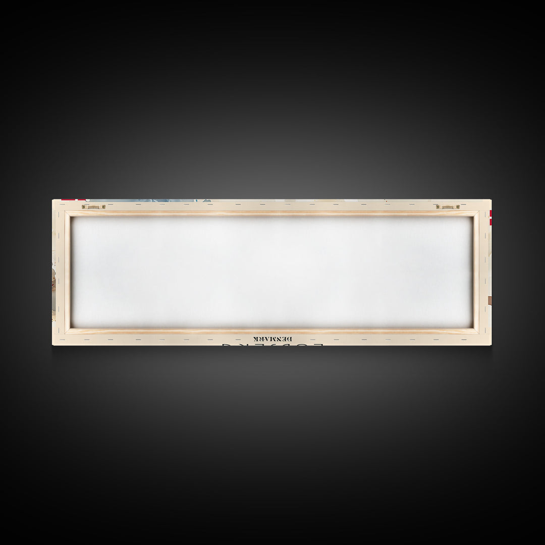 Esbjerg Denmark Travel Art, City Art, Framed Canvas Print or Metal Wall Art, Europe Travel Poster, Panoramic Wall Art, Extra Wide Wall Art