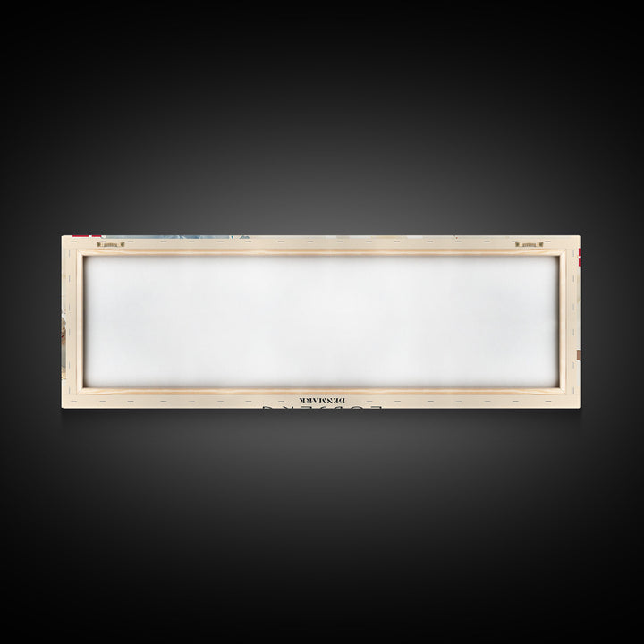 Esbjerg Denmark Travel Art, City Art, Framed Canvas Print or Metal Wall Art, Europe Travel Poster, Panoramic Wall Art, Extra Wide Wall Art