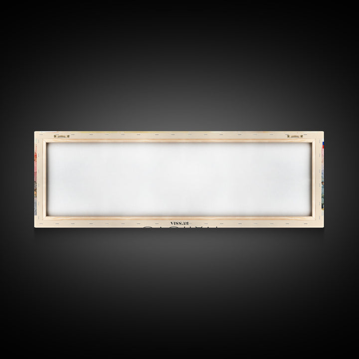 Ivanovo Russia Panoramic Travel Poster, Framed Canvas Print or Metal Wall Art, Travel Art, Home Decor, Panoramic Painting, Midcentury Art