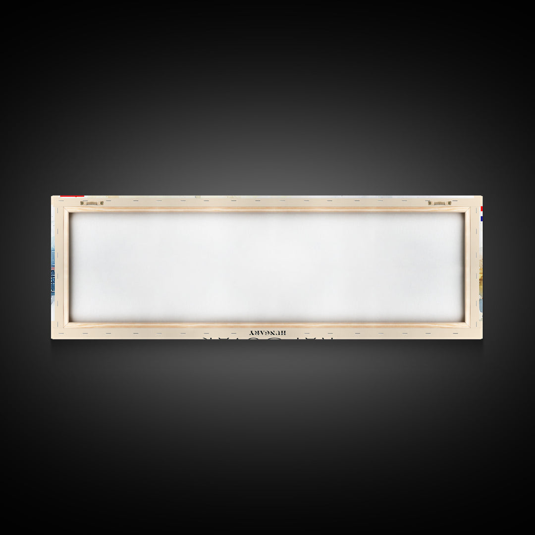 Kaposvar Hungary Travel Print Wall Art, Panoramic City Art, Travel Art, Wall Decor, Vacation Gift, Framed Canvas Print Or Metal Art