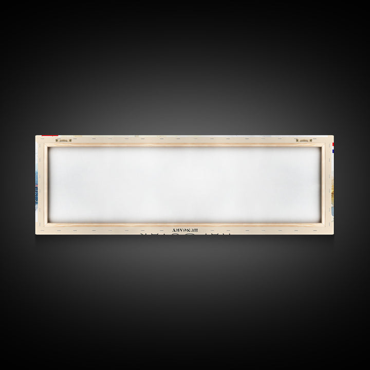 Kaposvar Hungary Travel Print Wall Art, Panoramic City Art, Travel Art, Wall Decor, Vacation Gift, Framed Canvas Print Or Metal Art