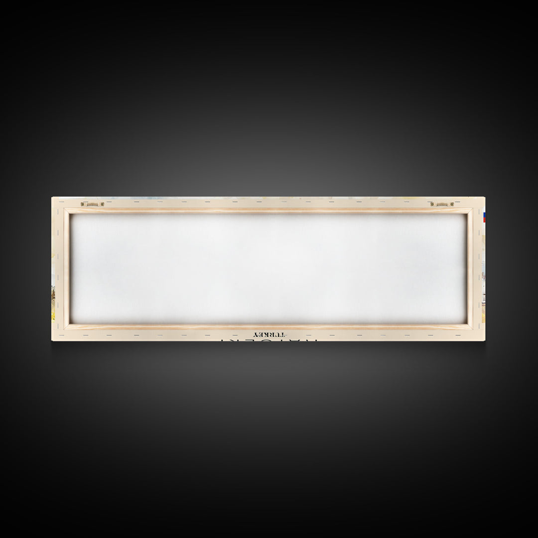 Kayseri Turkey Travel Art, City Art, Framed Canvas Print or Metal Wall Art, Europe Travel Poster, Panoramic Wall Art, Extra Wide Wall Art