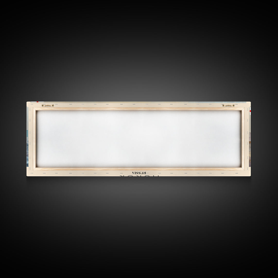 Kursk Russia Travel Art, City Art, Framed Canvas Print or Metal Wall Art, Europe Travel Poster, Panoramic Wall Art, Extra Wide Wall Art