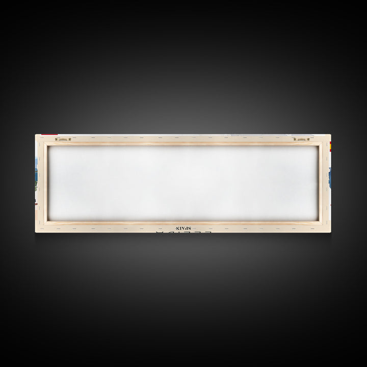 Lleida Spain Travel Print Wall Art, Panoramic City Art, Travel Art, Wall Decor, Vacation Gift, Framed Canvas Print Or Metal Art