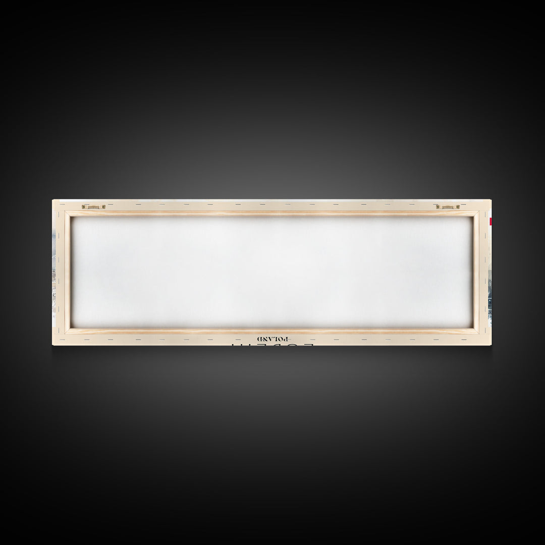 Lublin Poland Travel Print Wall Art, Panoramic City Art, Travel Art, Wall Decor, Vacation Gift, Framed Canvas Print Or Metal Art