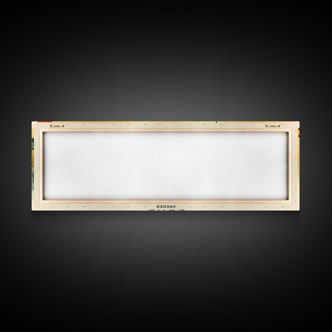 Lund Sweden Travel Print Wall Art, Panoramic City Art, Travel Art, Wall Decor, Vacation Gift, Framed Canvas Print Or Metal Art