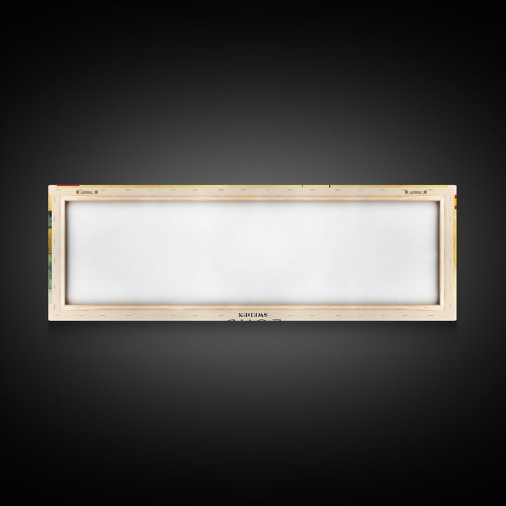 Lund Sweden Travel Print Wall Art, Panoramic City Art, Travel Art, Wall Decor, Vacation Gift, Framed Canvas Print Or Metal Art