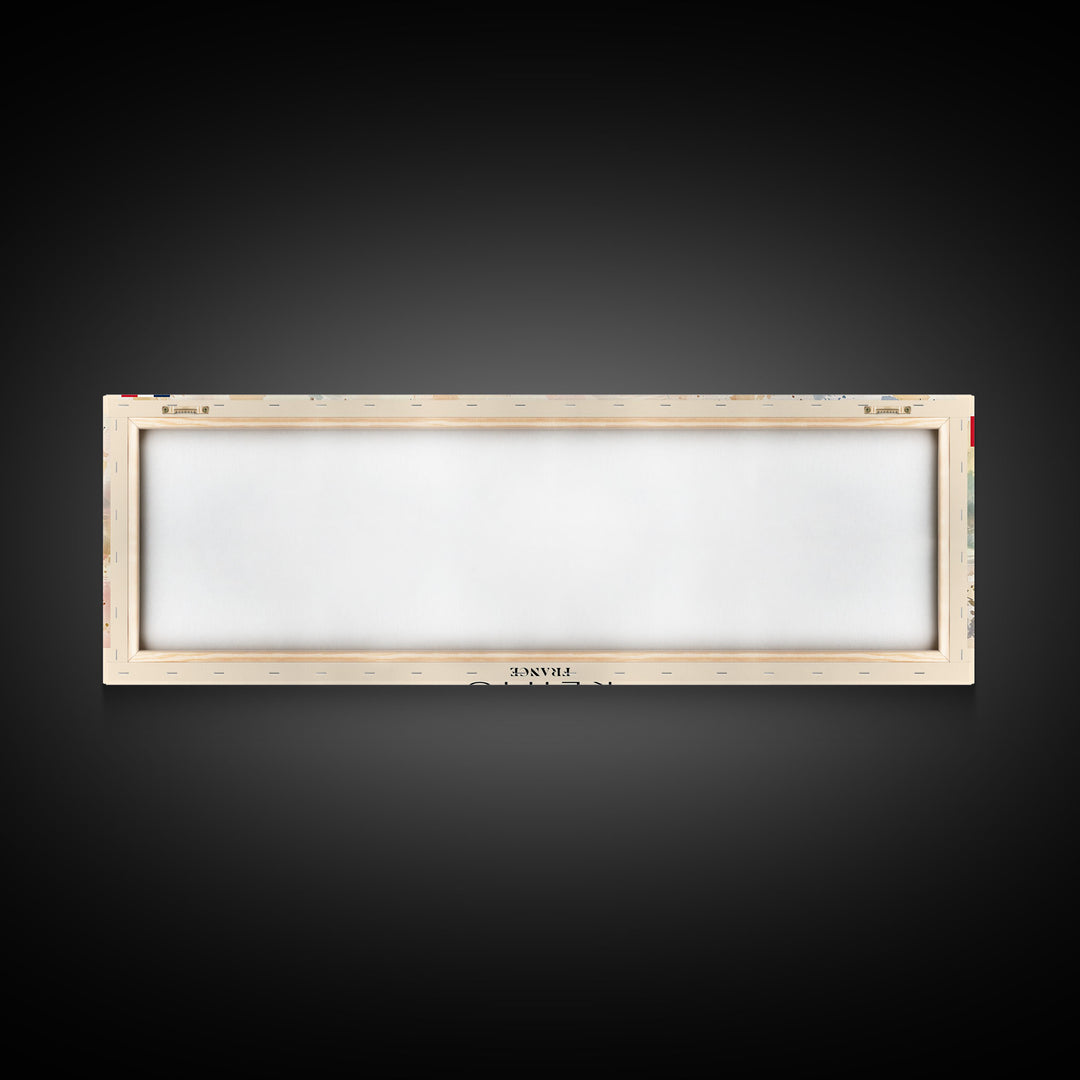 Reims France Travel Art, City Art, Framed Canvas Print or Metal Wall Art, Europe Travel Poster, Panoramic Wall Art, Extra Wide Wall Art