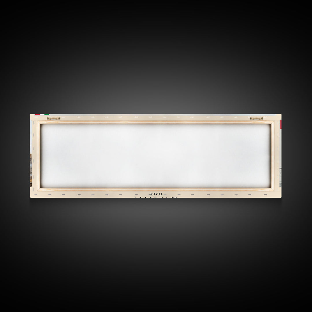 Rimini Italy Travel Art, City Art, Framed Canvas Print or Metal Wall Art, Europe Travel Poster, Panoramic Wall Art, Extra Wide Wall Art