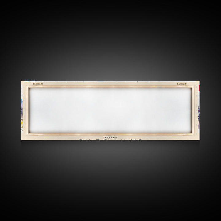 Saint Denis France Travel Art, City Art, Framed Canvas Print or Metal Wall Art, Europe Travel Poster, Panoramic Wall Art, Extra Wide Wall Art