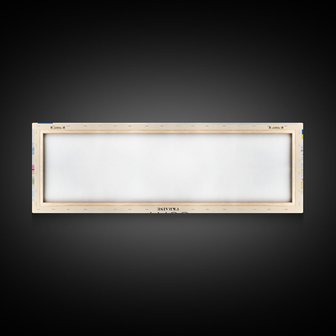 Sumy Ukraine Travel Art, City Art, Framed Canvas Print or Metal Wall Art, Europe Travel Poster, Panoramic Wall Art, Extra Wide Wall Art