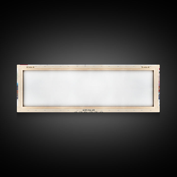 Szeged Hungary Travel Art, City Art, Framed Canvas Print or Metal Wall Art, Europe Travel Poster, Panoramic Wall Art, Extra Wide Wall Art