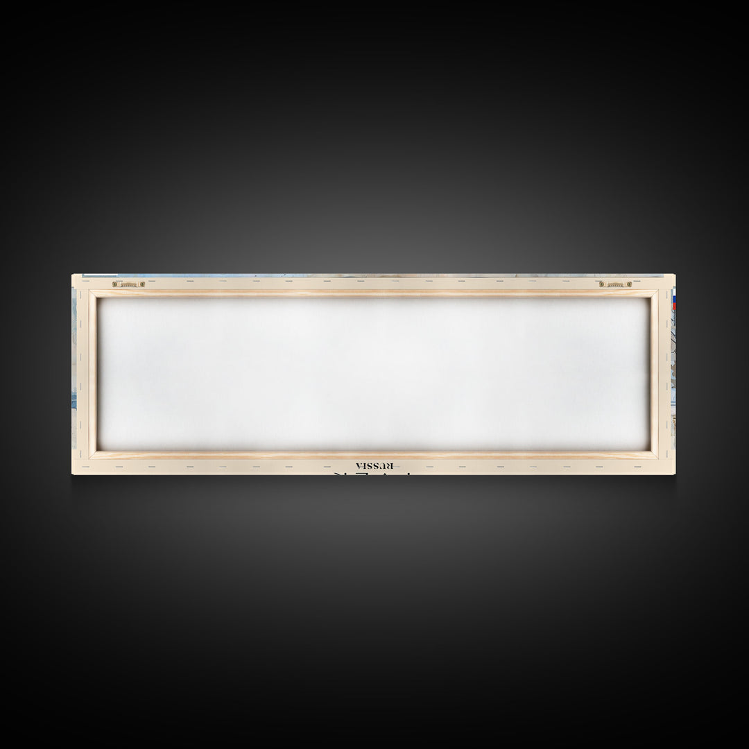 Tver Russia Travel Art, City Art, Framed Canvas Print or Metal Wall Art, Europe Travel Poster, Panoramic Wall Art, Extra Wide Wall Art