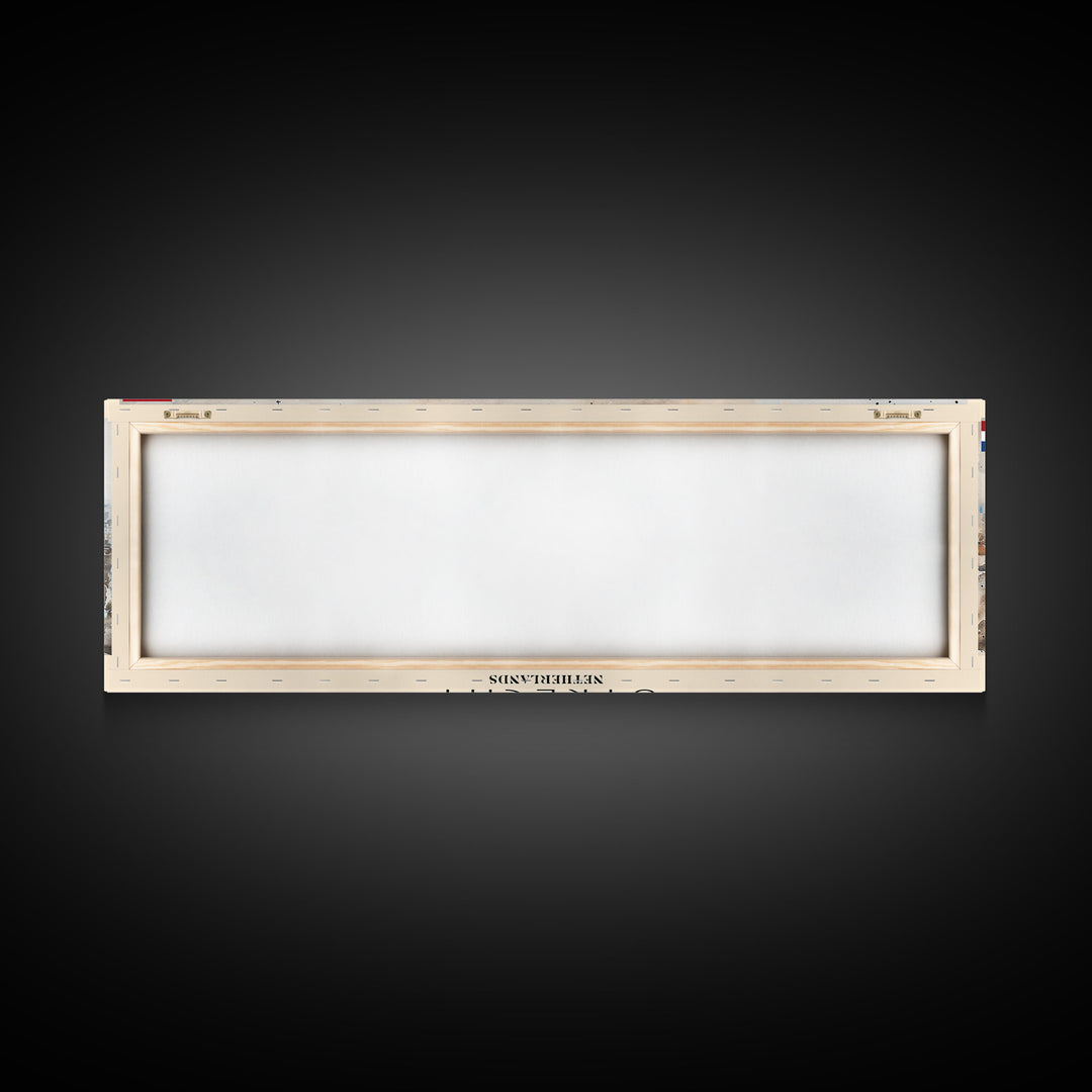 Utrecht Netherlands Travel Print Wall Art, Panoramic City Art, Travel Art, Wall Decor, Vacation Gift, Framed Canvas Print Or Metal Art