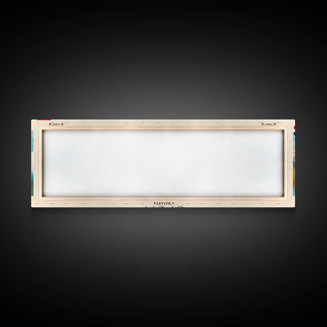 Split Croatia Travel Print Wall Art, Panoramic City Art, Travel Art, Wall Decor, Vacation Gift, Framed Canvas Print Or Metal Art