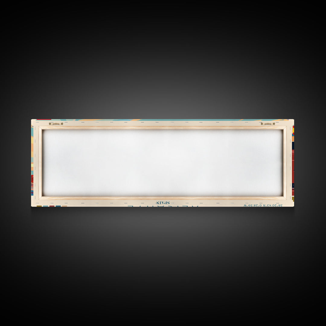 Alicante Spain Travel Print Wall Art, Panoramic City Art, Travel Art, Wall Decor, Vacation Gift, Framed Canvas Print Or Metal Art