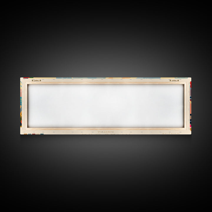 Amadora Portugal Travel Print Wall Art, Panoramic City Art, Travel Art, Wall Decor, Vacation Gift, Framed Canvas Print Or Metal Art