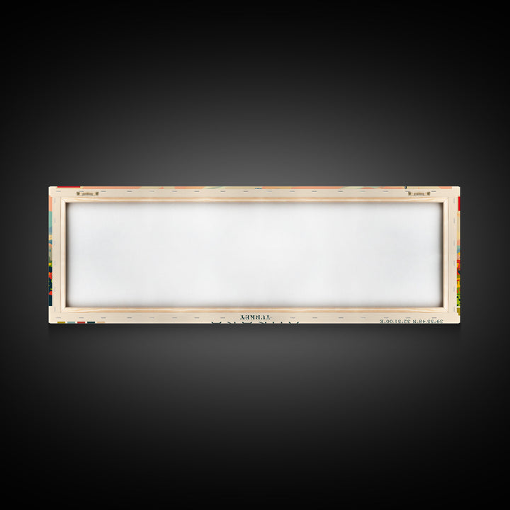 Ankara Turkey Travel Print Wall Art, Panoramic City Art, Travel Art, Wall Decor, Vacation Gift, Framed Canvas Print Or Metal Art