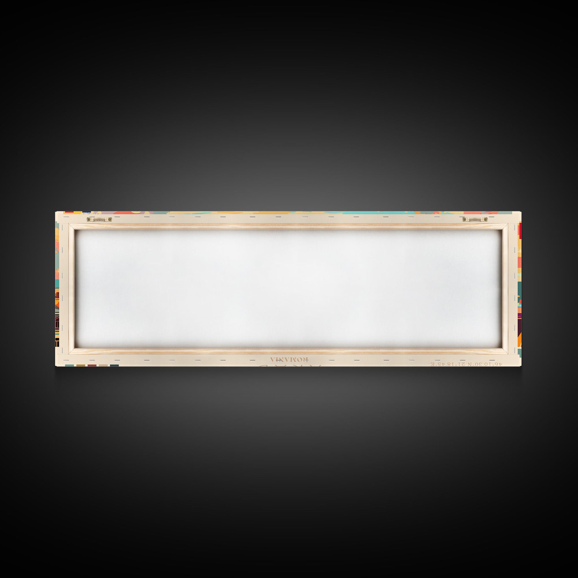 Arad Romania Travel Art, City Art, Framed Canvas Print or Metal Wall Art, Europe Travel Poster, Panoramic Wall Art, Extra Wide Wall Art