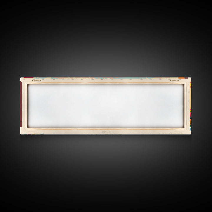 Badajoz Spain Wall Art, Panoramic Travel Poster, Panoramic Framed Canvas Print, City Wall Art, Wall Hanging Home Decor, Travel Art