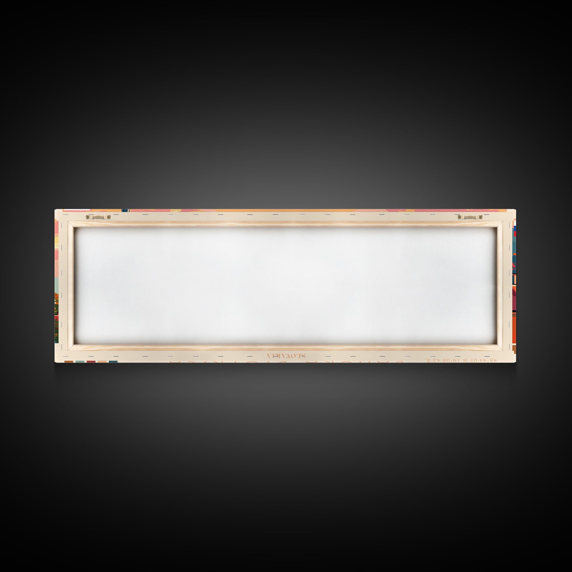 Banska Bystrica Wall Art, Panoramic Travel Poster, Panoramic Framed Canvas Print, City Wall Art, Wall Hanging Home Decor, Travel Art