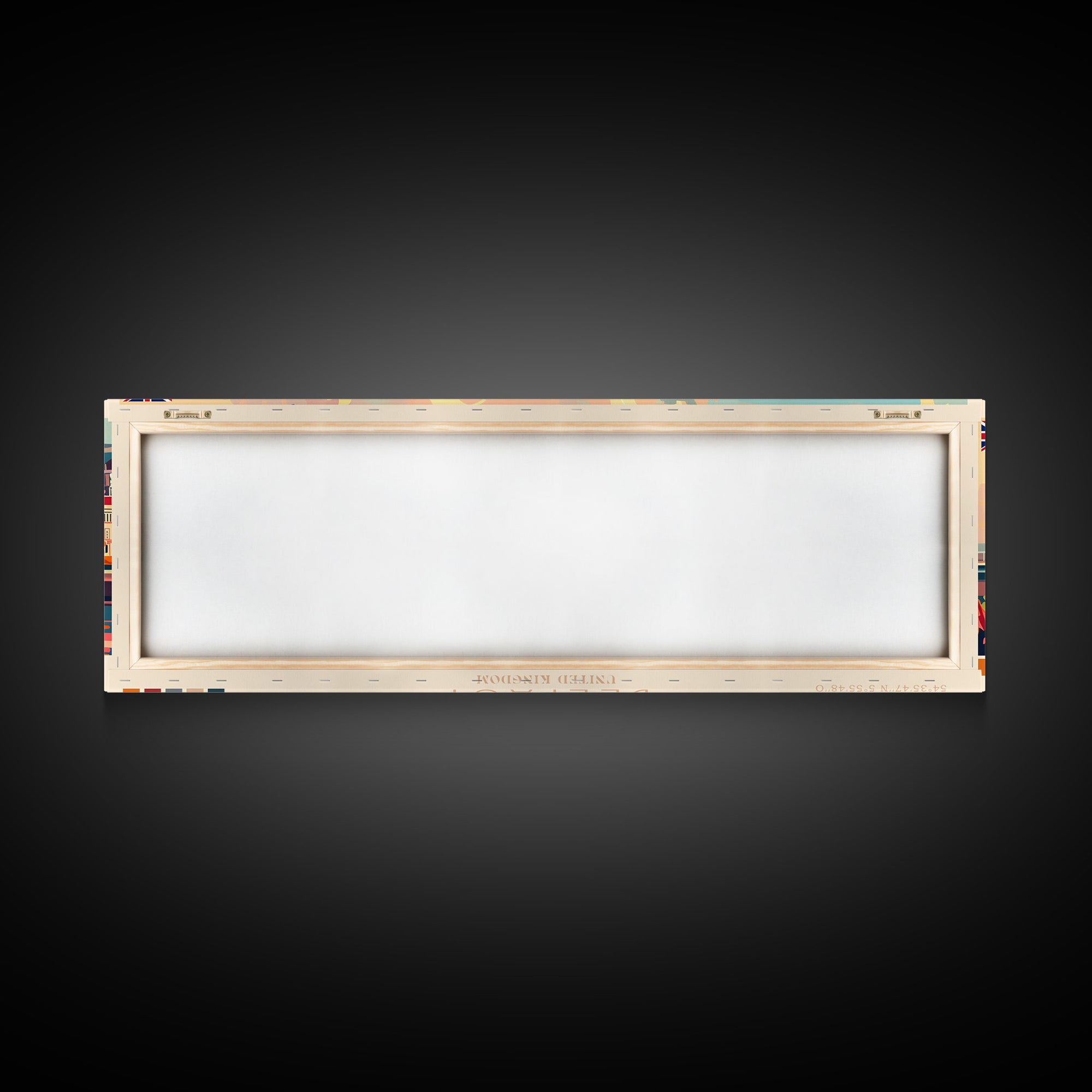 Belfast United Kingdom Travel Print Wall Art, Panoramic City Art, Travel Art, Wall Decor, Vacation Gift, Framed Canvas Print Or Metal Art