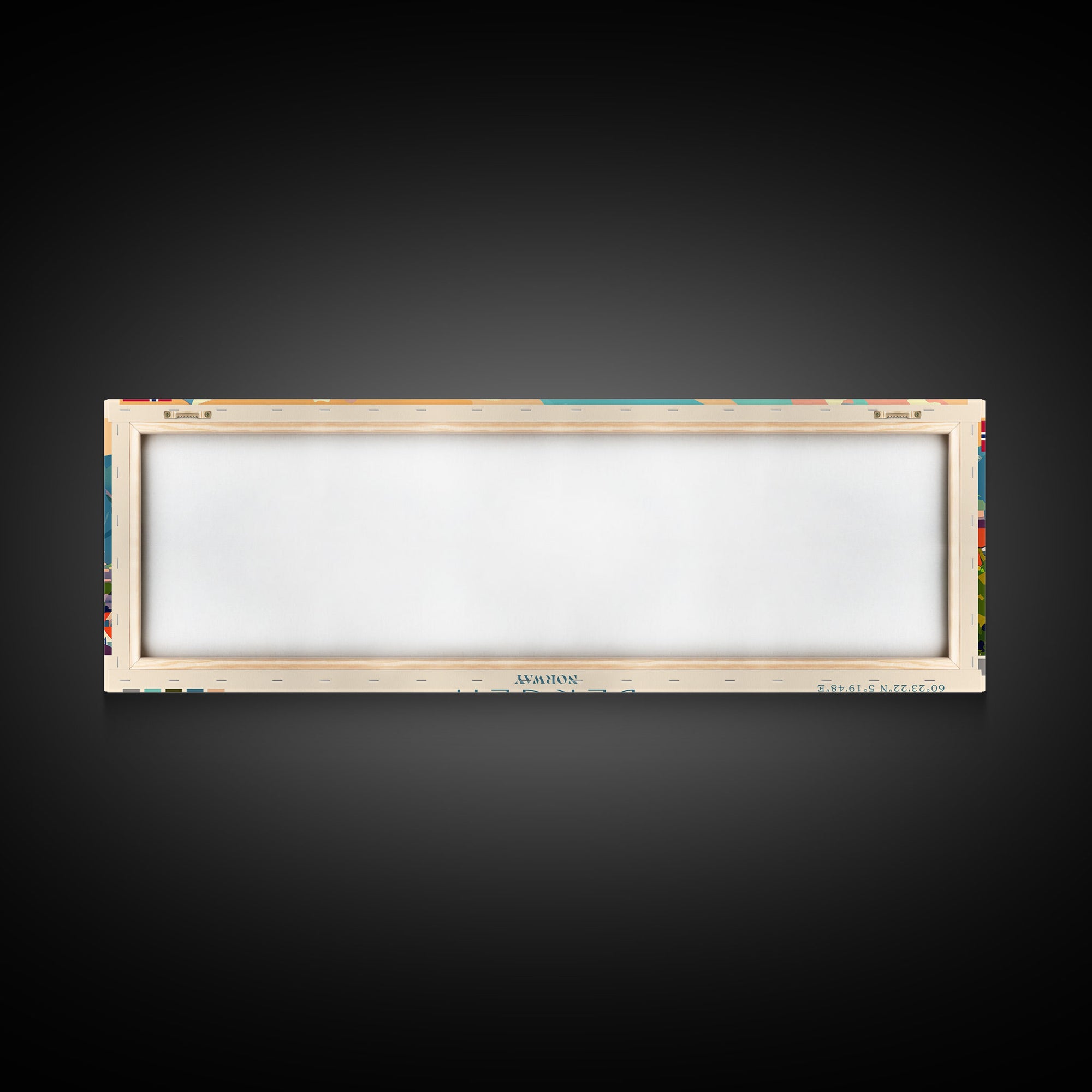 Bergen Norway Wall Art, Panoramic Travel Poster, Panoramic Framed Canvas Print, City Wall Art, Wall Hanging Home Decor, Travel Art