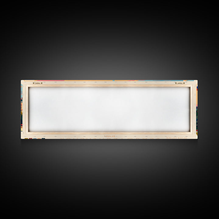 Blagoveshchensk Russia Travel Art, City Art, Framed Canvas Print or Metal Wall Art, Europe Travel Poster, Panoramic Wall Art, Extra Wide Wall Art