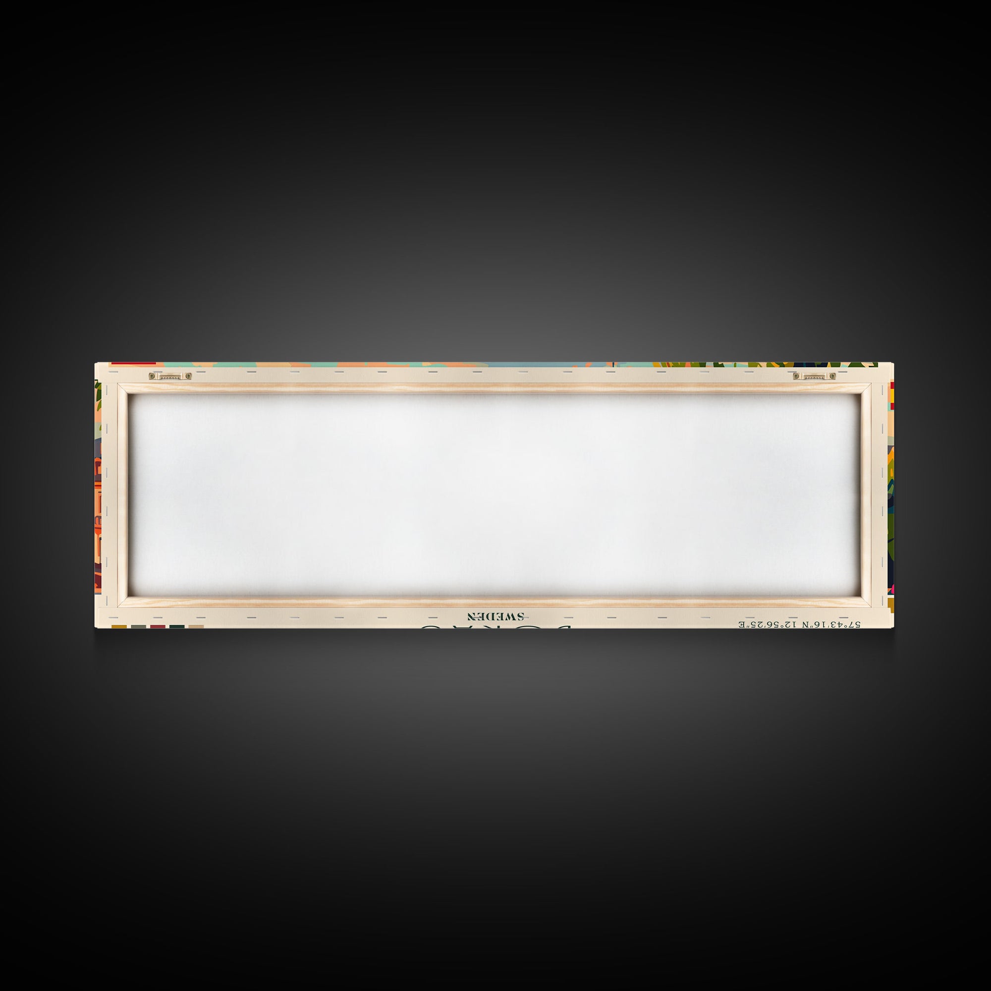 Borås Sweden Travel Art, City Art, Framed Canvas Print or Metal Wall Art, Europe Travel Poster, Panoramic Wall Art, Extra Wide Wall Art