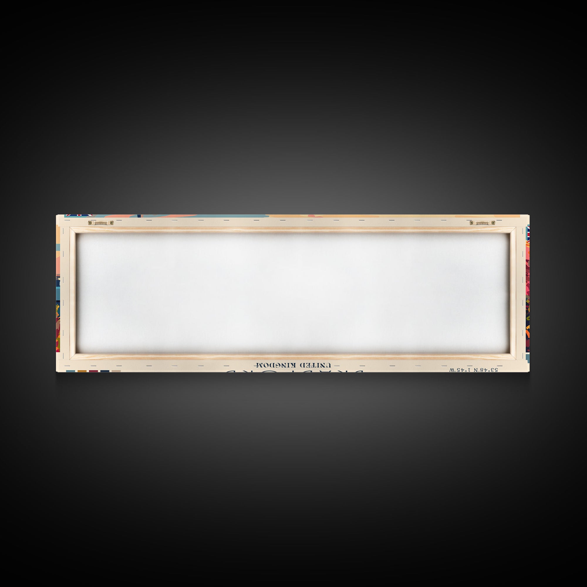 Bradford United Kingdom Travel Print Wall Art, Panoramic City Art, Travel Art, Wall Decor, Vacation Gift, Framed Canvas Print Or Metal Art