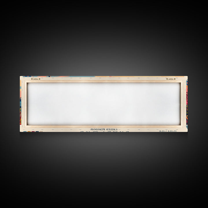 Bradford United Kingdom Travel Print Wall Art, Panoramic City Art, Travel Art, Wall Decor, Vacation Gift, Framed Canvas Print Or Metal Art