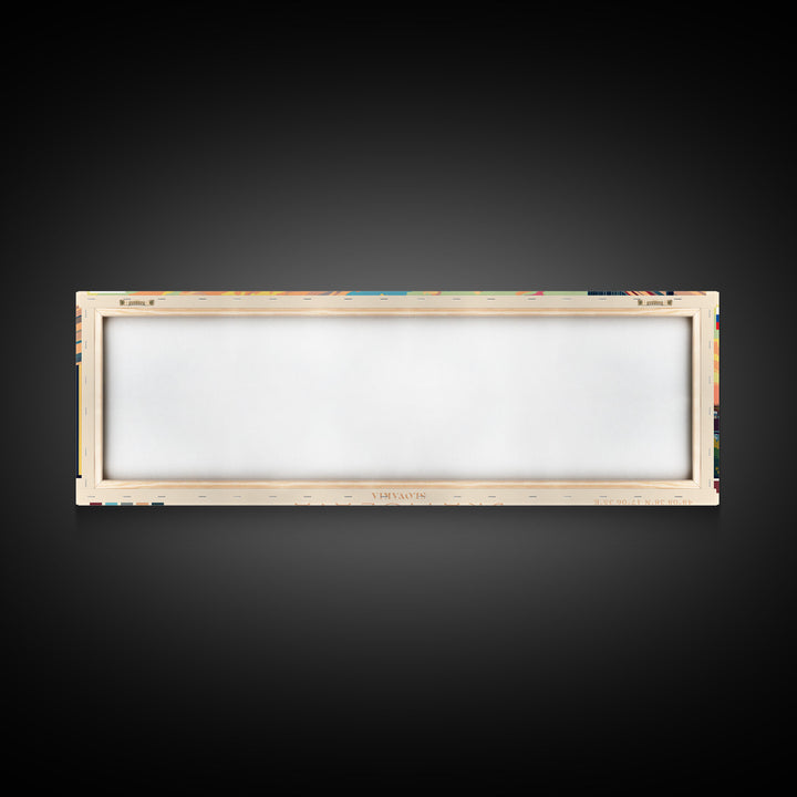 Bratislava Slovakia Wall Art, Panoramic Travel Poster, Panoramic Framed Canvas Print, City Wall Art, Wall Hanging Home Decor, Travel Art