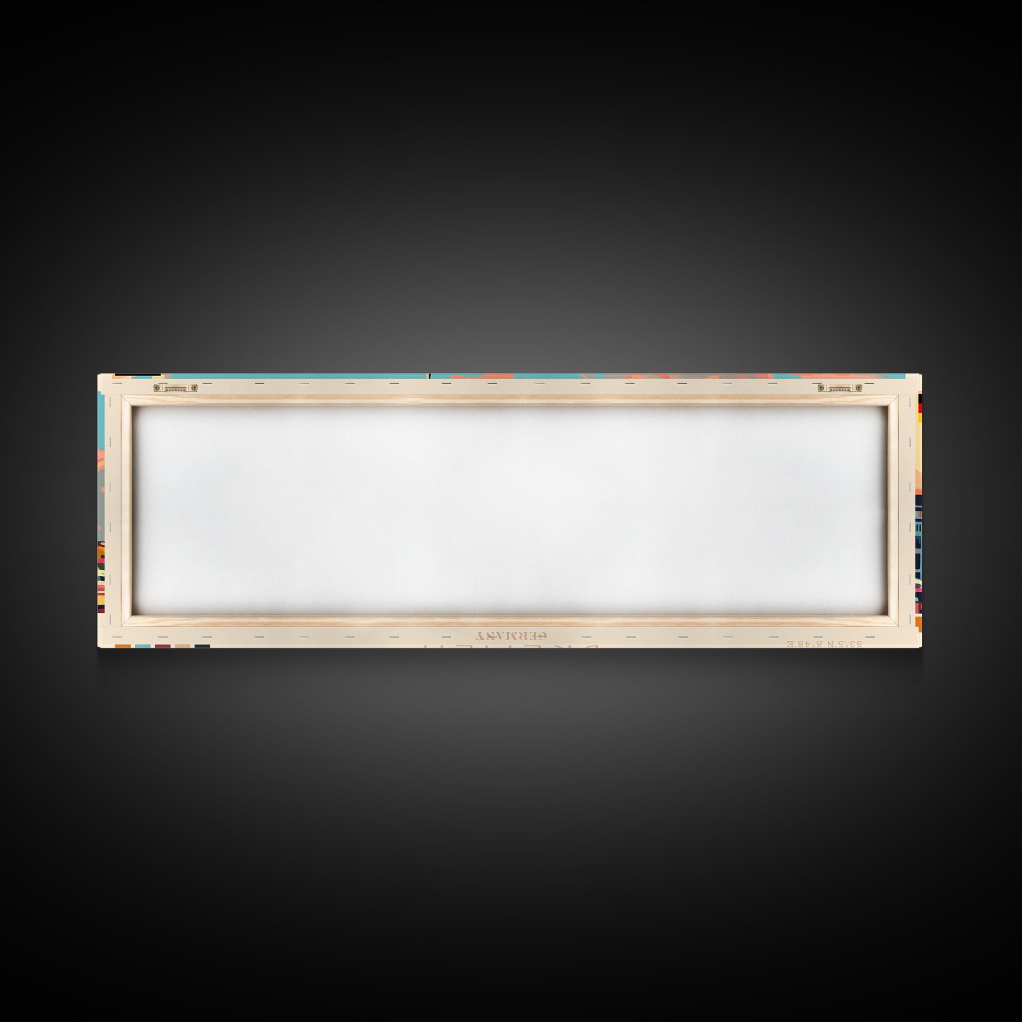 Bremen Germany Wall Art, Panoramic Travel Poster, Panoramic Framed Canvas Print, City Wall Art, Wall Hanging Home Decor, Travel Art