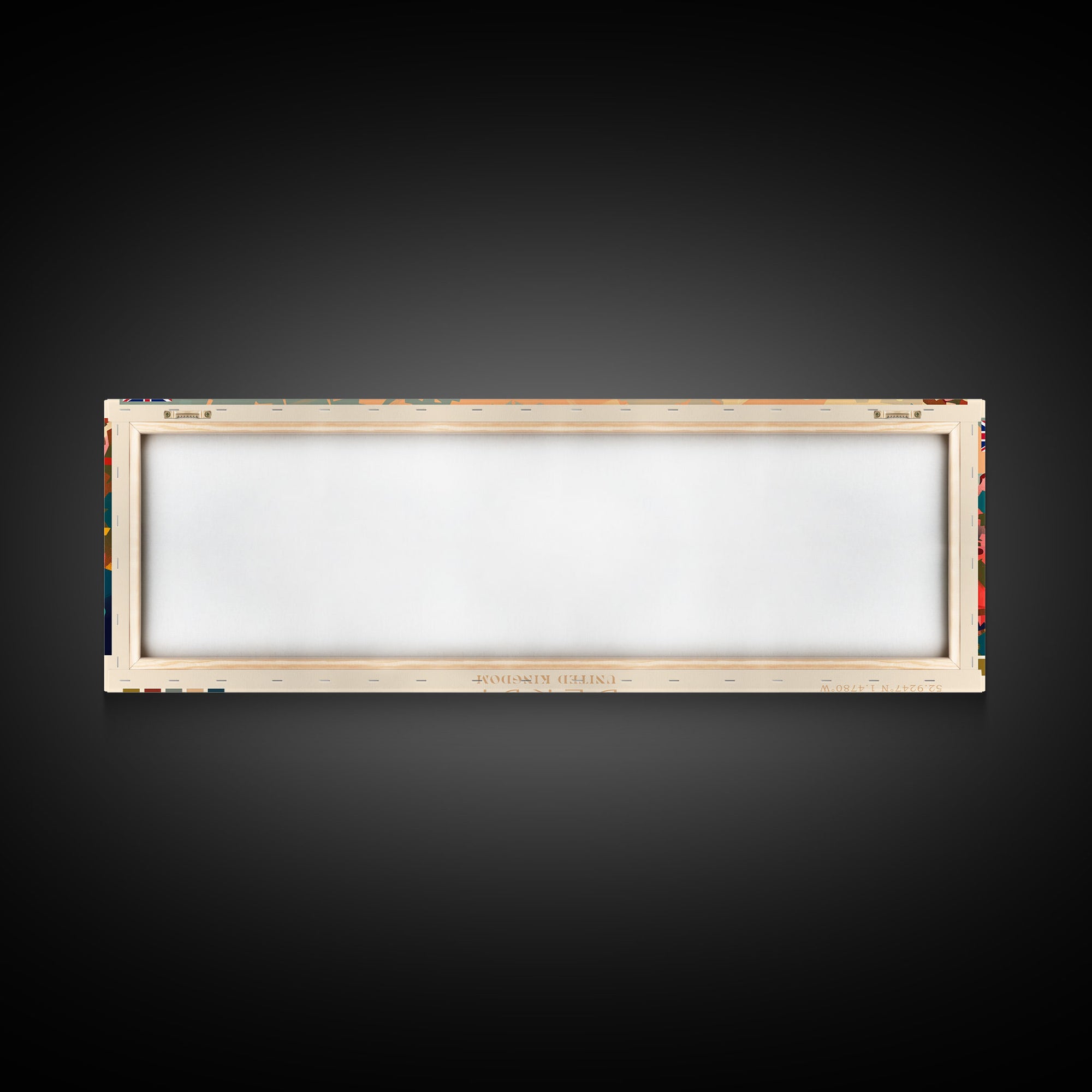 Derby United Kingdom Travel Print Wall Art, Panoramic City Art, Travel Art, Wall Decor, Vacation Gift, Framed Canvas Print Or Metal Art