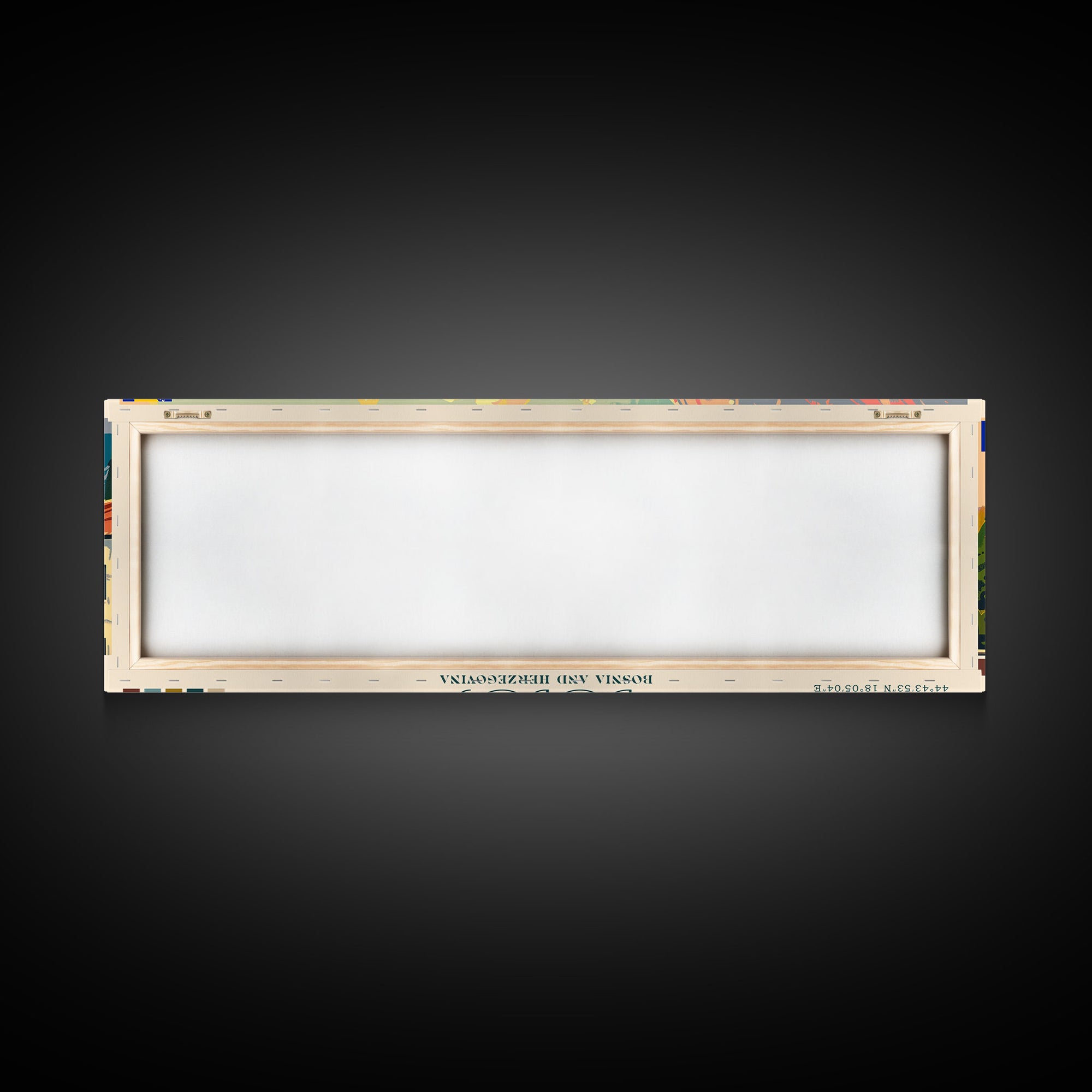 Doboj Bosnia Travel Print Wall Art, Panoramic City Art, Travel Art, Wall Decor, Vacation Gift, Framed Canvas Print Or Metal Art