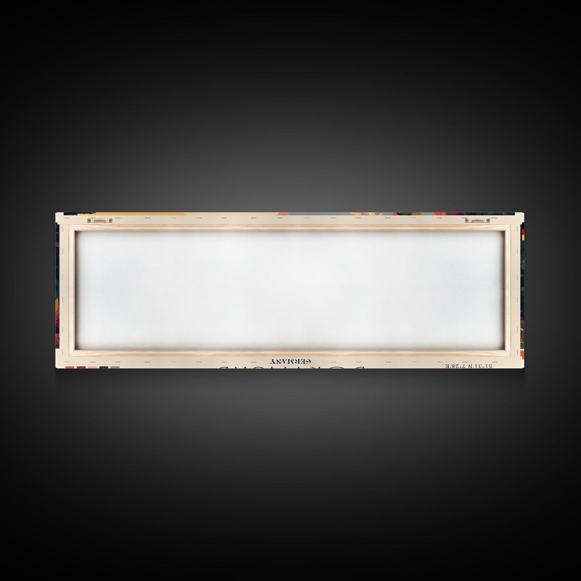 Dortmund Germany Wall Art, Panoramic Travel Poster, Panoramic Framed Canvas Print, City Wall Art, Wall Hanging Home Decor, Travel Art