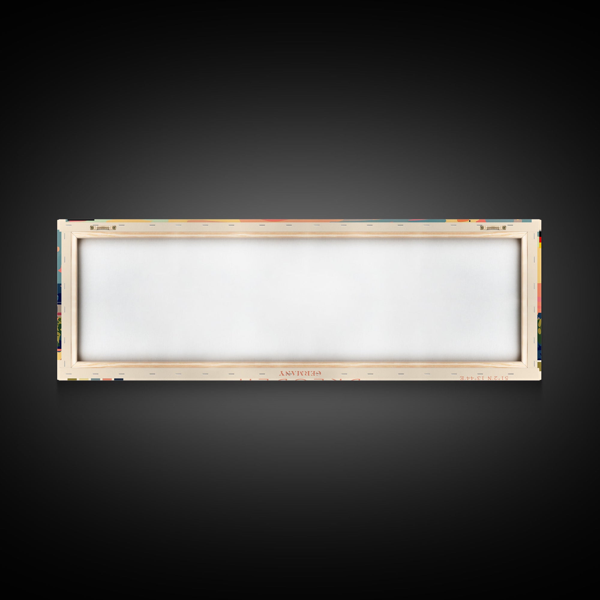 Dresde Germany Travel Art, City Art, Framed Canvas Print or Metal Wall Art, Europe Travel Poster, Panoramic Wall Art, Extra Wide Wall Art